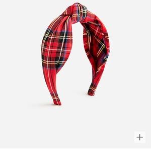 NWT J crew plaid headband